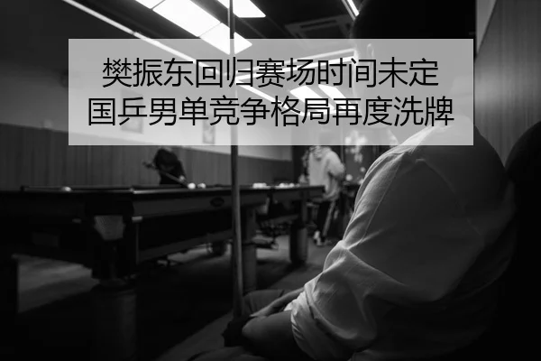 樊振东回归赛场时间未定 国乒男单竞争格局再度洗牌